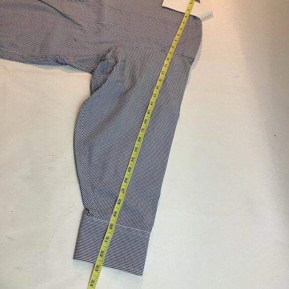 Donald J Trump Long Sleeve Button Up Pinstriped Blue Shirt Men's Size 18-32/33 - Picture 5 of 10